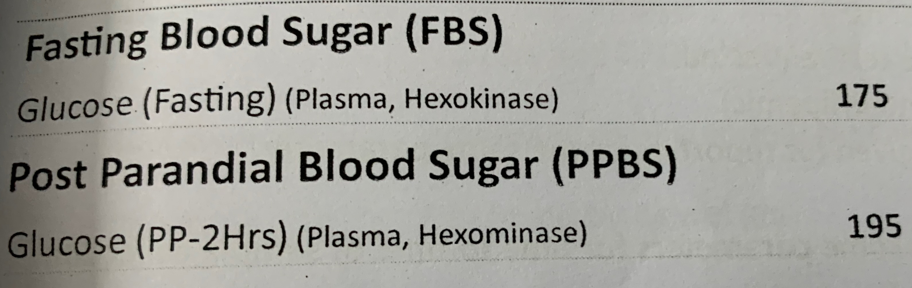 High Blood Glucose